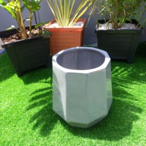 Cylinder Rectangle Pattern Planter